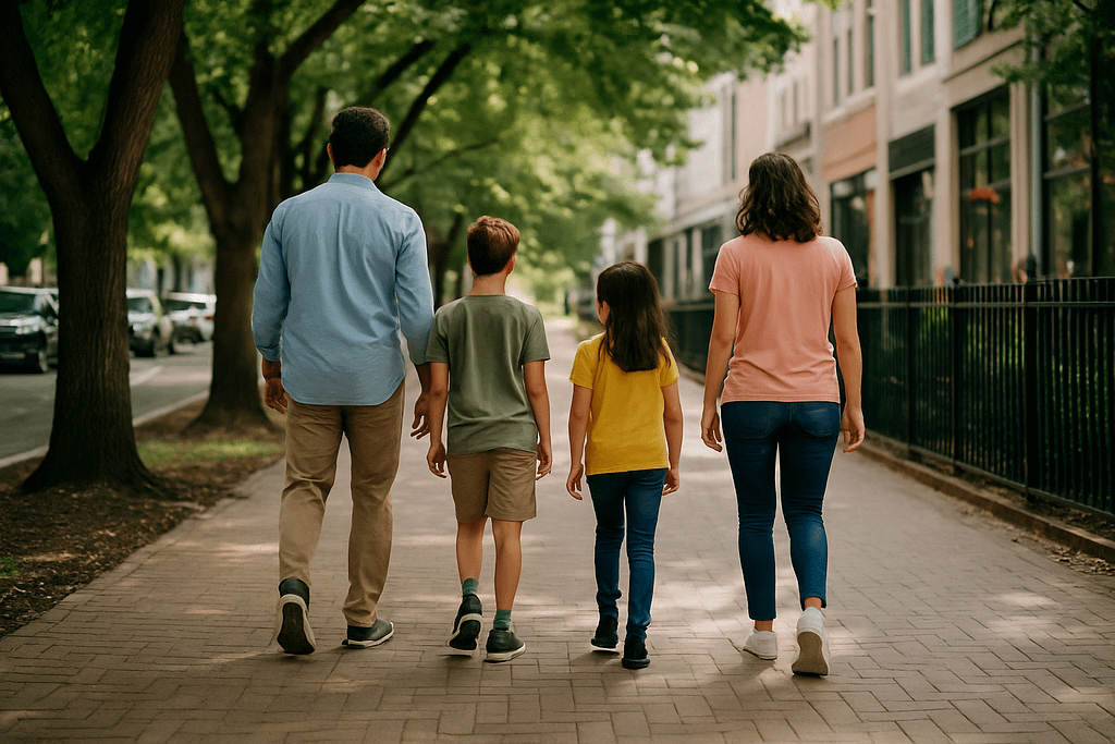 Family walk
