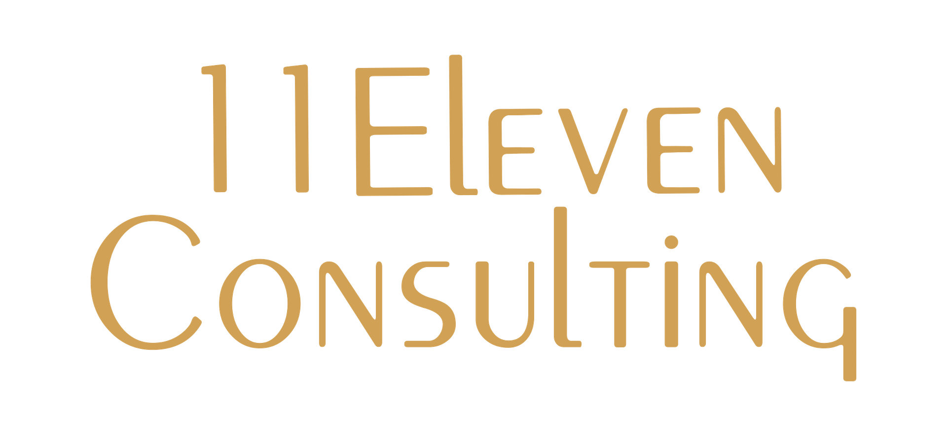 11Eleven Consulting Logo - Dk Gold